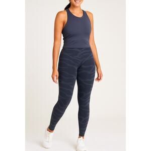 Marika Women’s High Waist Wave Leggings - Size Large, Charcoal Camo Print